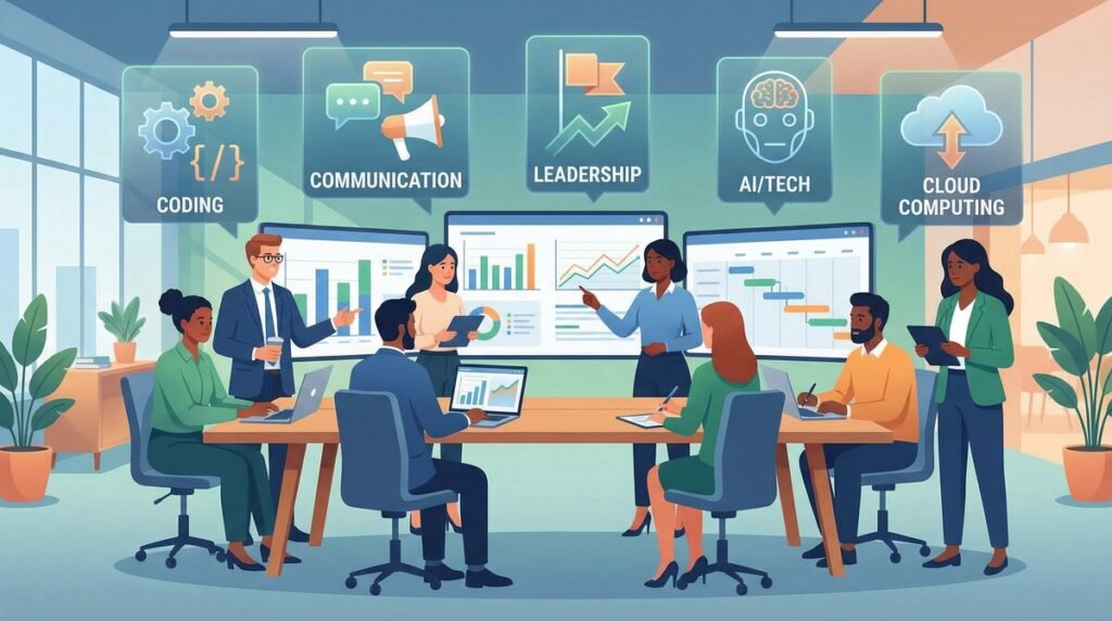 المهارات المطلوبة في سوق العمل - تطوير المهارات المهنية